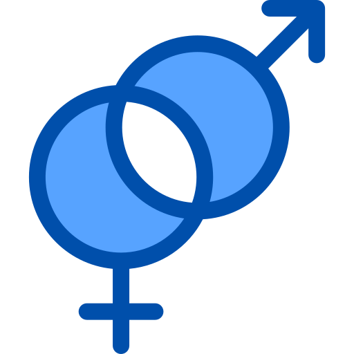 Unisex icon showing male and female symbols